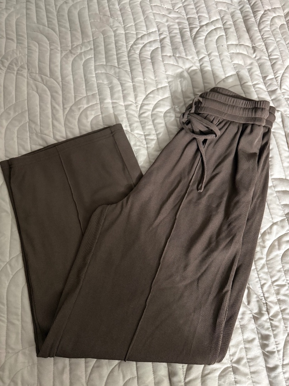 NWOT brown wide leg pant